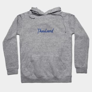 Thailand - Thai blue - Flag color Hoodie